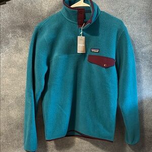Patagonia Teal Fleece Pullover